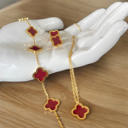 SET TREBOLES : VERDES / BLANCOS / ROJOS Y NEGROS