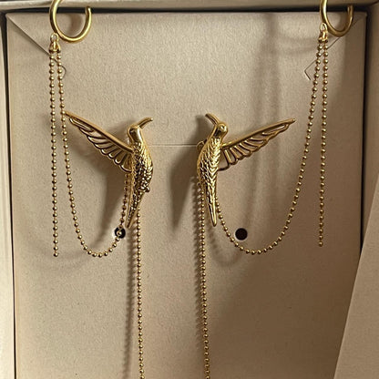PAJAROS ORO LAMINADO 18K