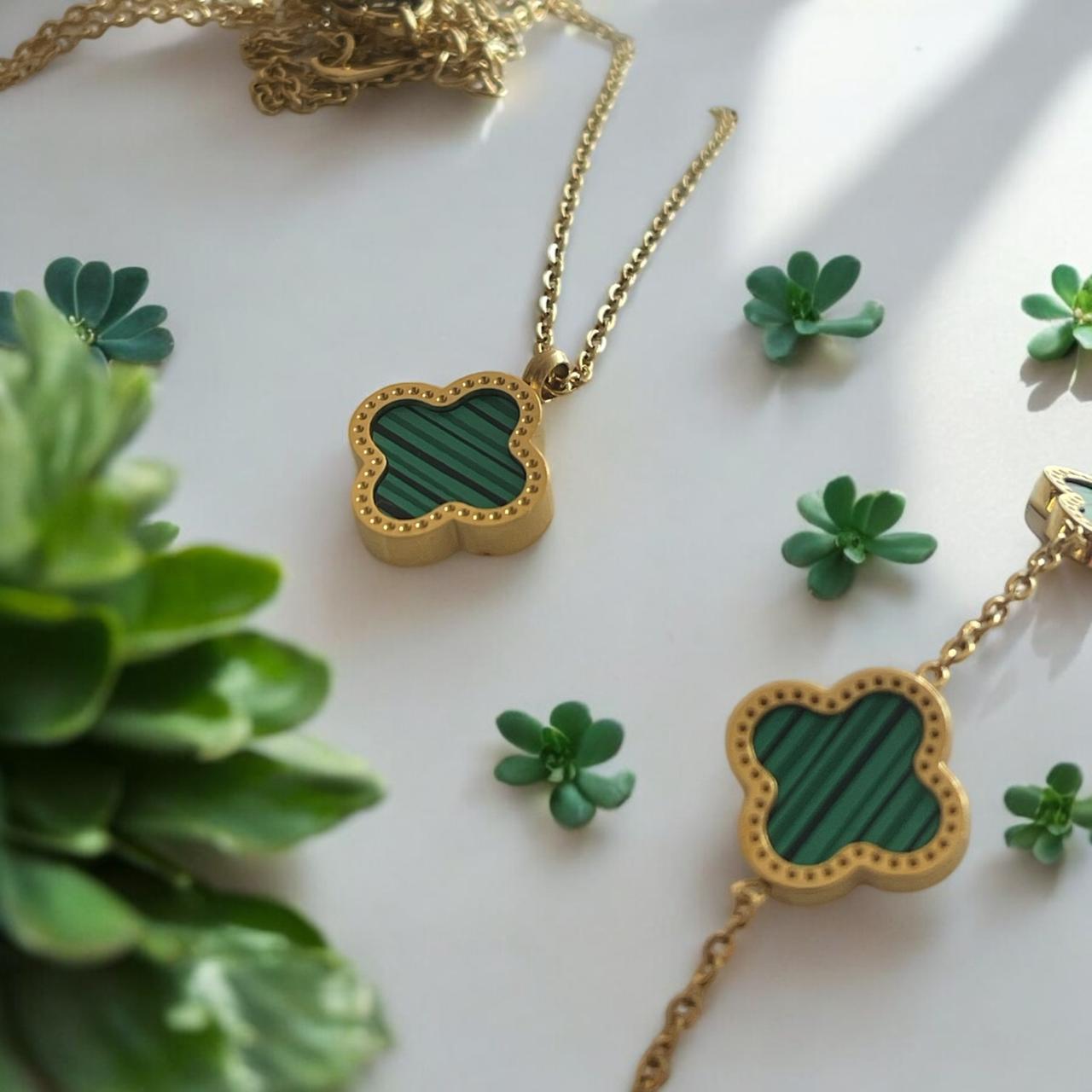 SET TREBOLES : VERDES / BLANCOS / ROJOS Y NEGROS