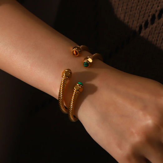 PULSERA CORDON ORO LAMINADO 18K