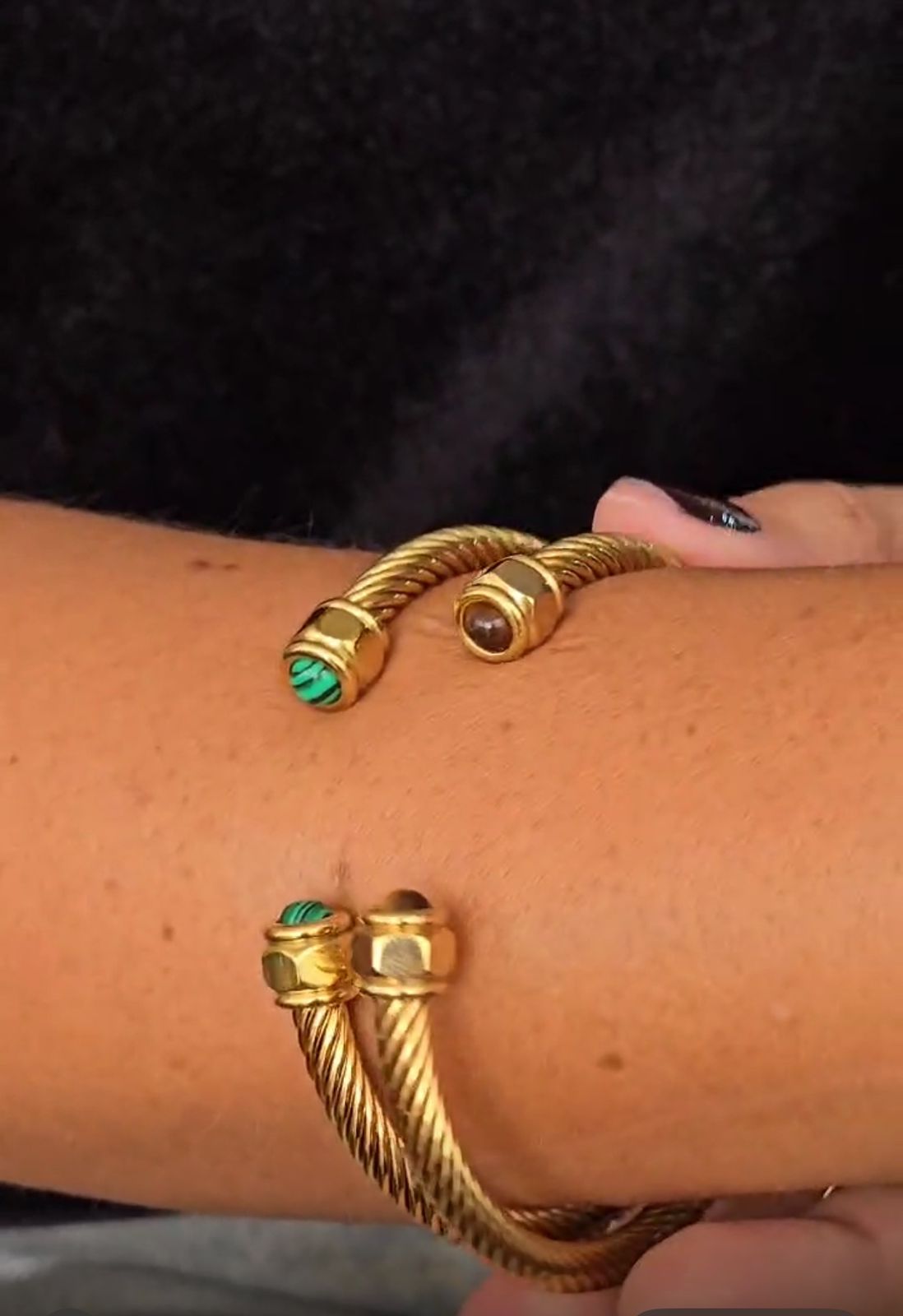 PULSERA CORDON ORO LAMINADO 18K