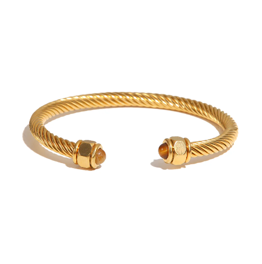 PULSERA CORDON ORO LAMINADO 18K