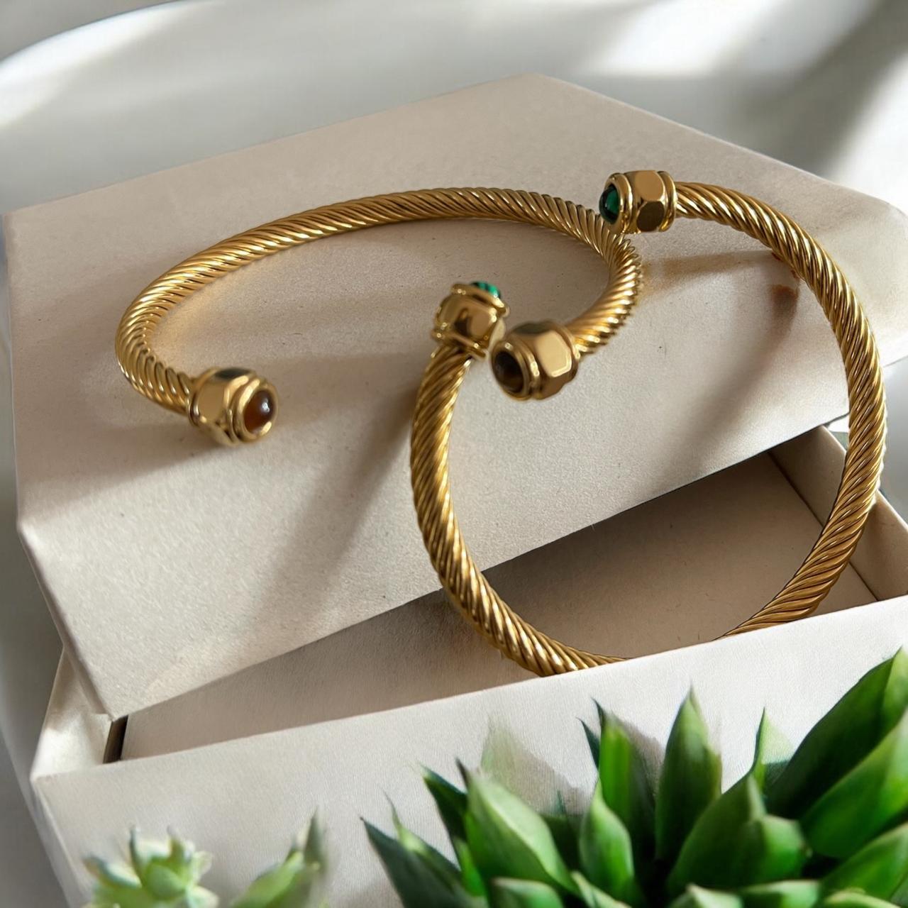 PULSERA CORDON ORO LAMINADO 18K